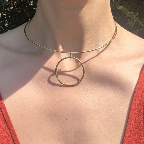 Brass O-Ring Necklace