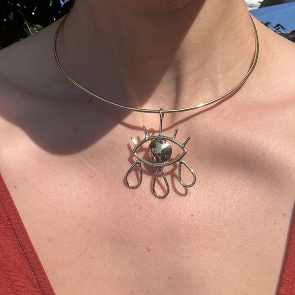 Brass Crybaby Necklace