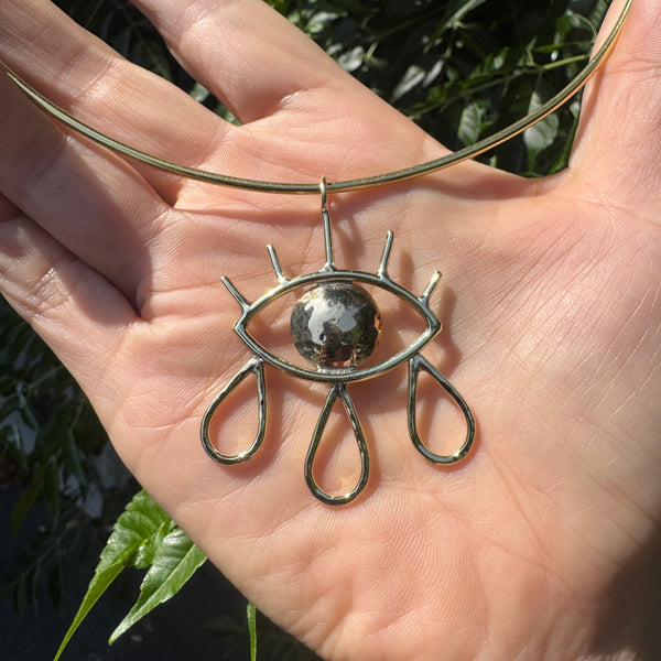 Brass Crybaby Necklace