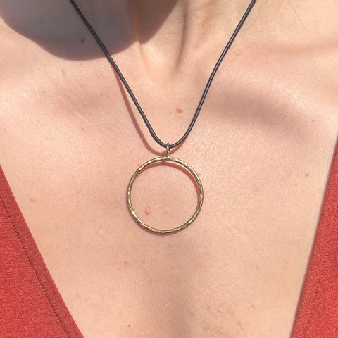 Brass O-Ring Necklace