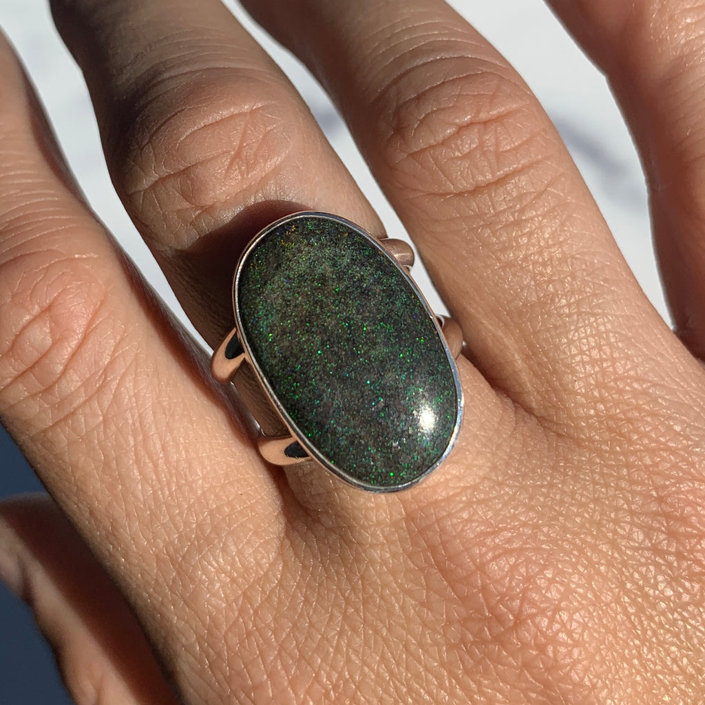 Honduran Black Opal Ring