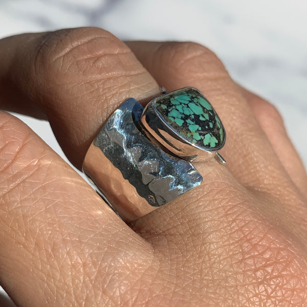 Yungai Turquoise Cut-Out Ring