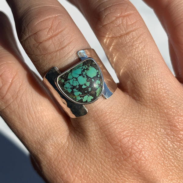 Yungai Turquoise Cut-Out Ring