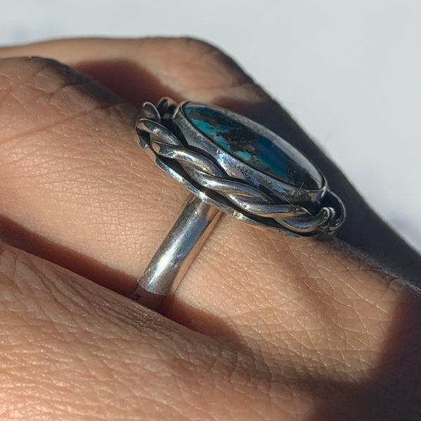Ithaca Peak Turquoise Twist Ring