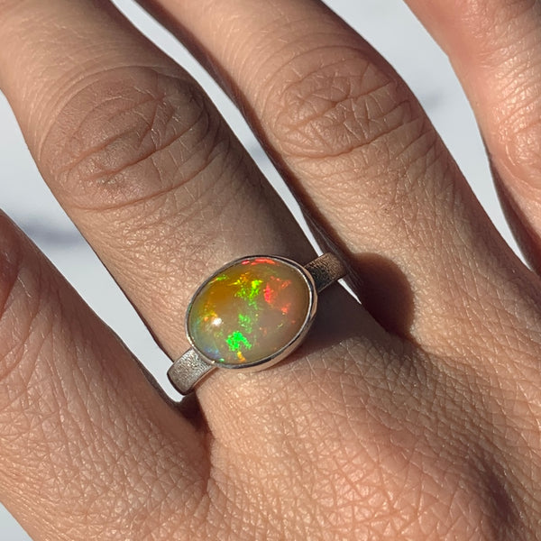 Honey Opal Ring