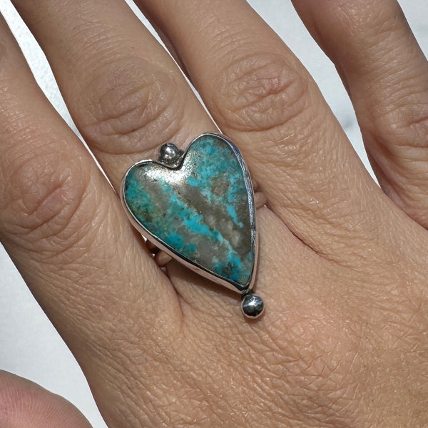 I Heart Turquoise Ring