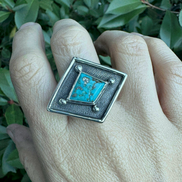 Campitos Turquoise Four Corners Ring