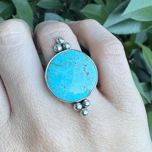 Kingman Turquoise Statement Ring