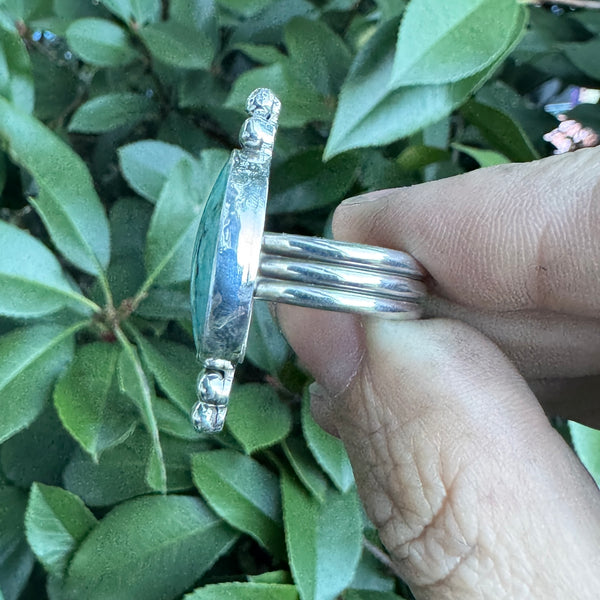 Kingman Turquoise Statement Ring