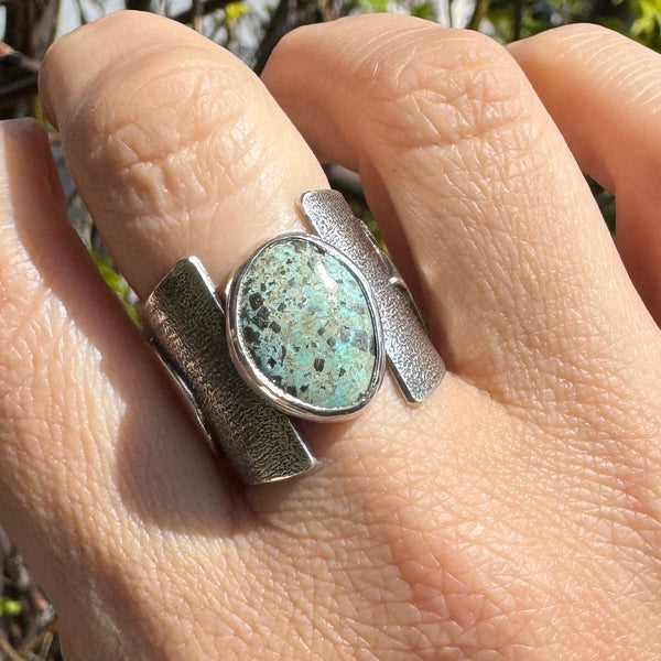 Nacozari Turquoise Celestial Cutout Ring