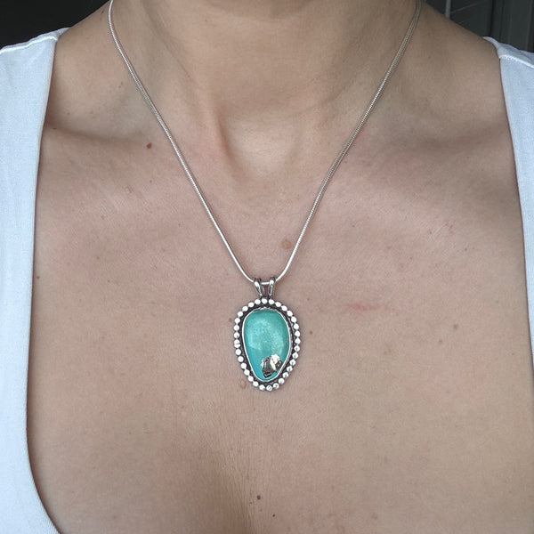 Old Stock Turquoise Pendant