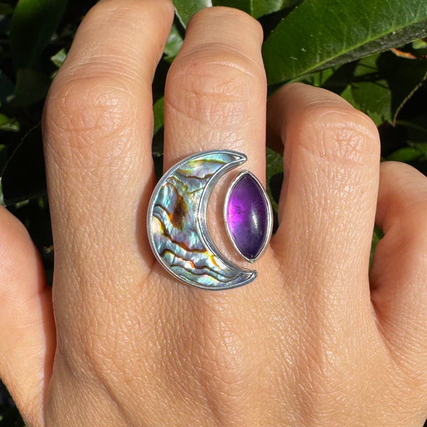 Cosmic Mermaid Ring (Adjustable from size 7-9)