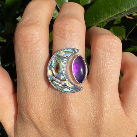 Cosmic Mermaid Ring (Adjustable from size 7-9)