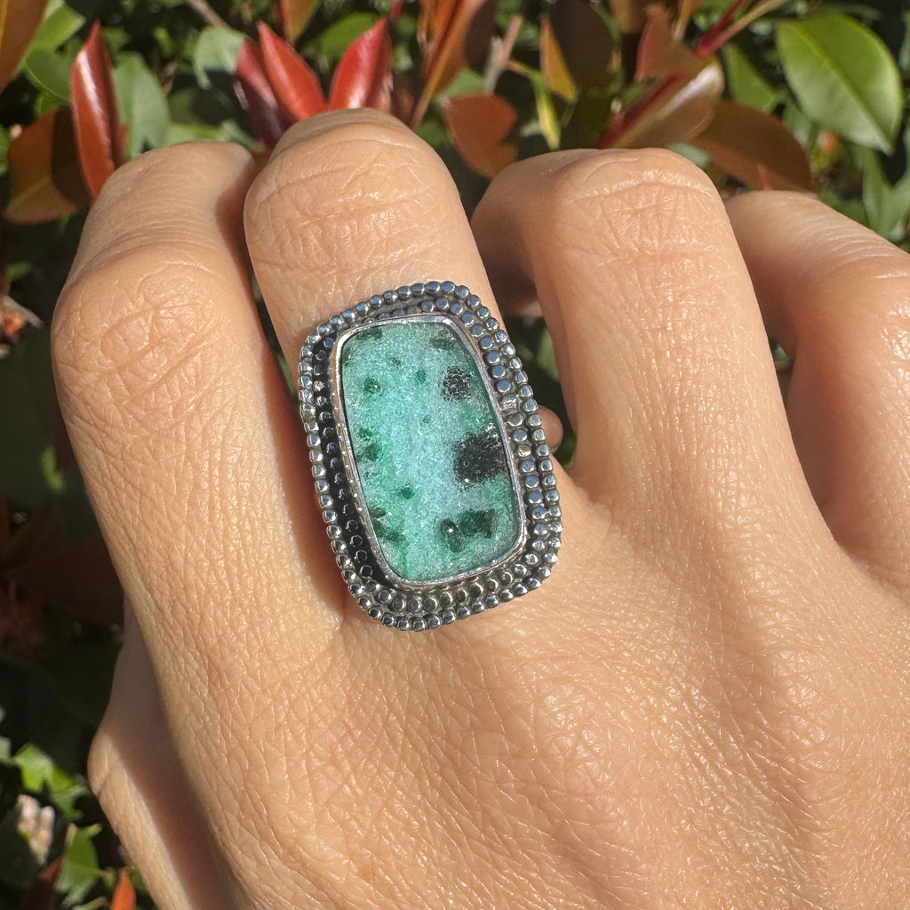 Gem Silica Druzy Ring