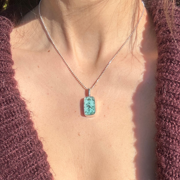 Gem Silica Druzy Pendant