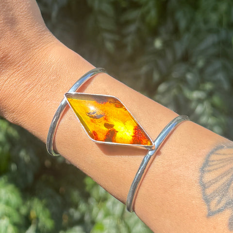 Baltic Amber Statement Cuff