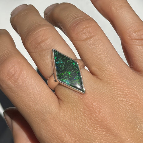 Andamooka Opal Ring