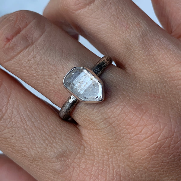 Herkimer Diamond Stacking Ring II