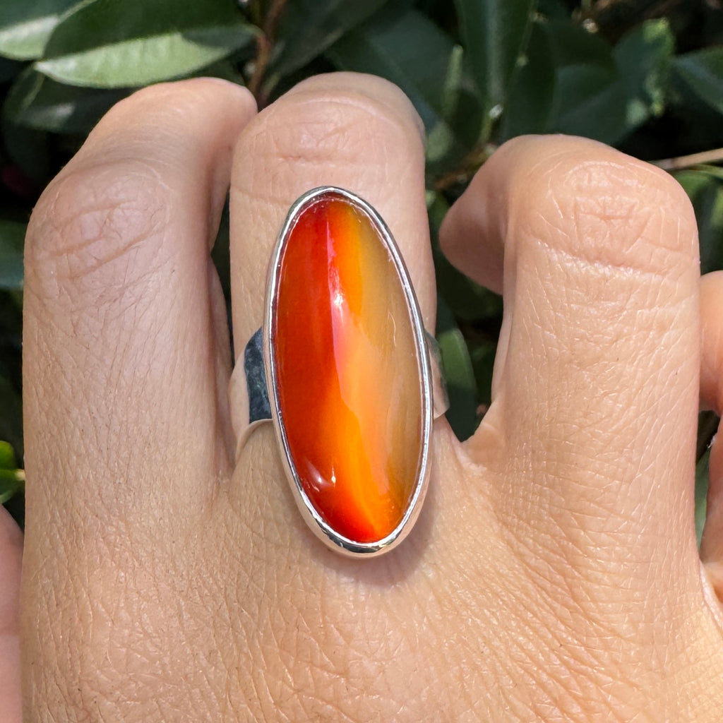 Harmony Carnelian Ring (Fits like size 8.75)