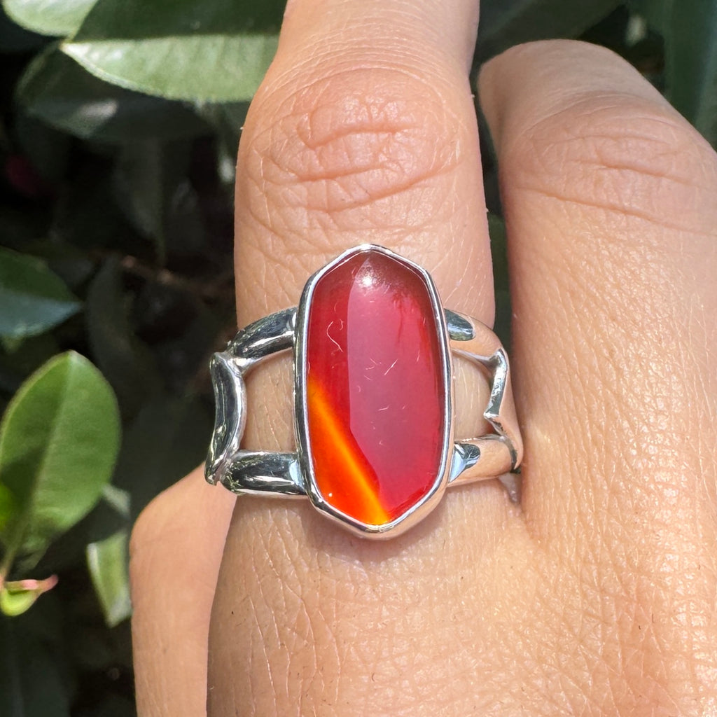 Daybreak Carnelian Ring (fits like size 7.75)