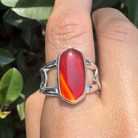 Daybreak Carnelian Ring (fits like size 7.75)