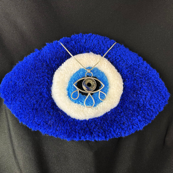 Willow Evil Eye Pendant & Art Racc Mini Rug