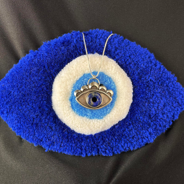 Luna Evil Eye Pendant & Art Racc Mini Rug
