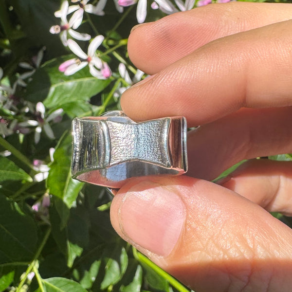 Carnelian Wide Band Ring (fits like size 7)