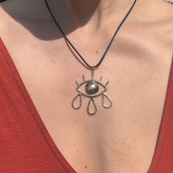 Brass Crybaby Necklace