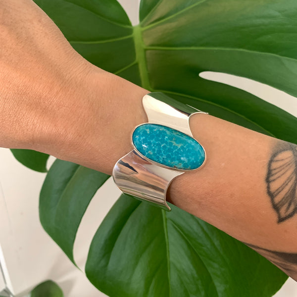 Kingman Turquoise Go With The Flow Cuff