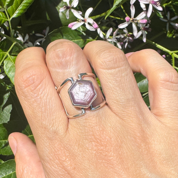 Ruby Open Frame Ring (fits like size 7.25)