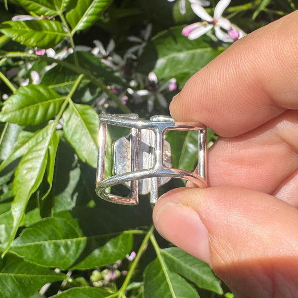 Ruby Open Frame Ring (fits like size 7.25)