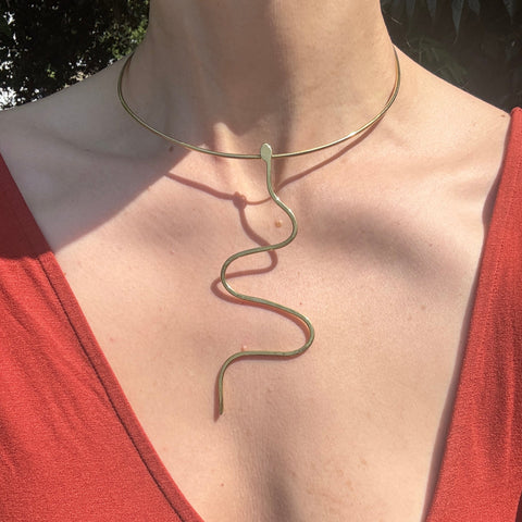 Brass Serpent Collar (Large)
