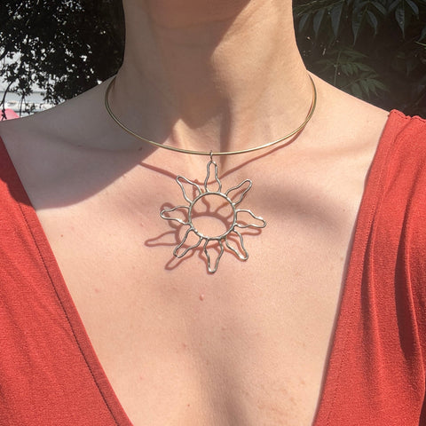 Brass Soleil Necklace