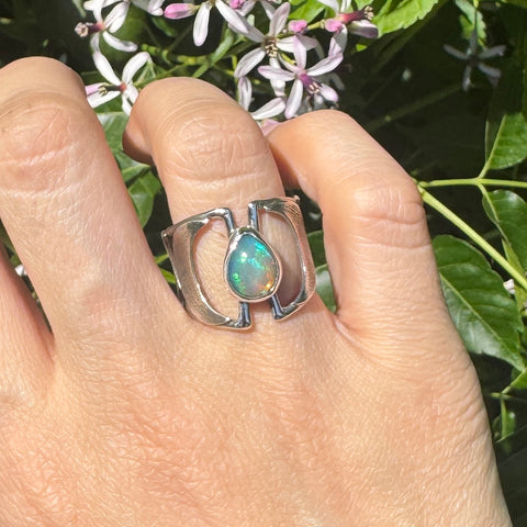 Welo Opal Open Frame Ring (fits like size 7)