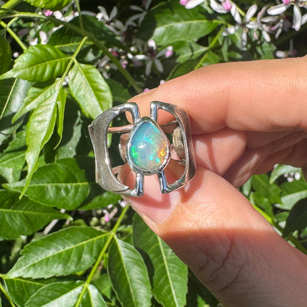 Welo Opal Open Frame Ring (fits like size 7)