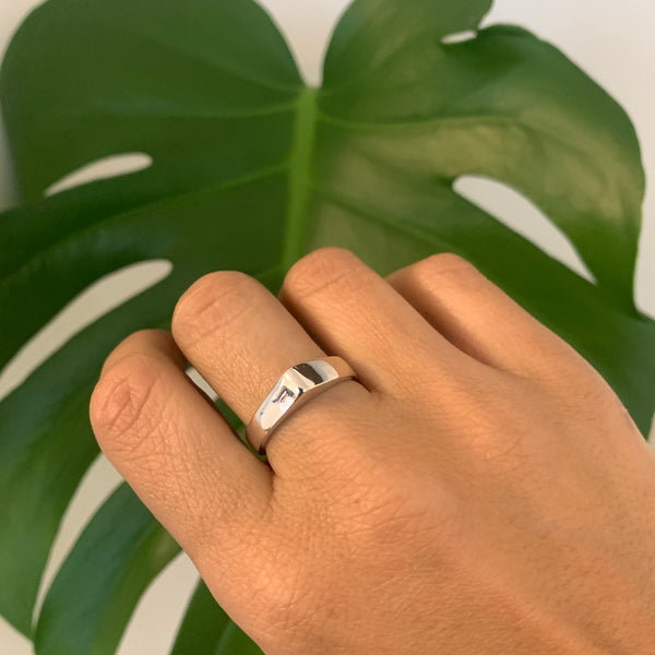 Argentium Silver Summit Ring